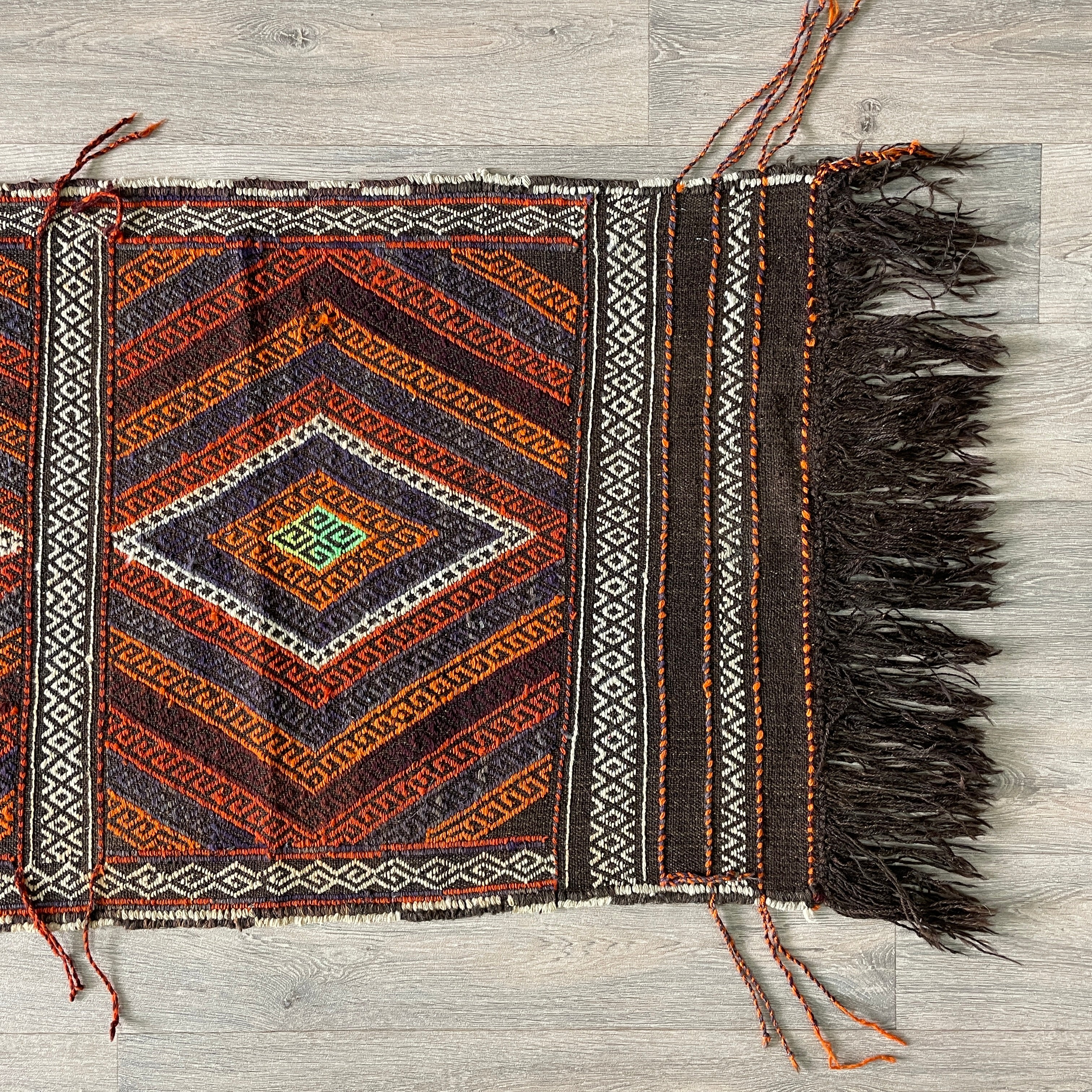 Afghan Soumak Kilim Runner