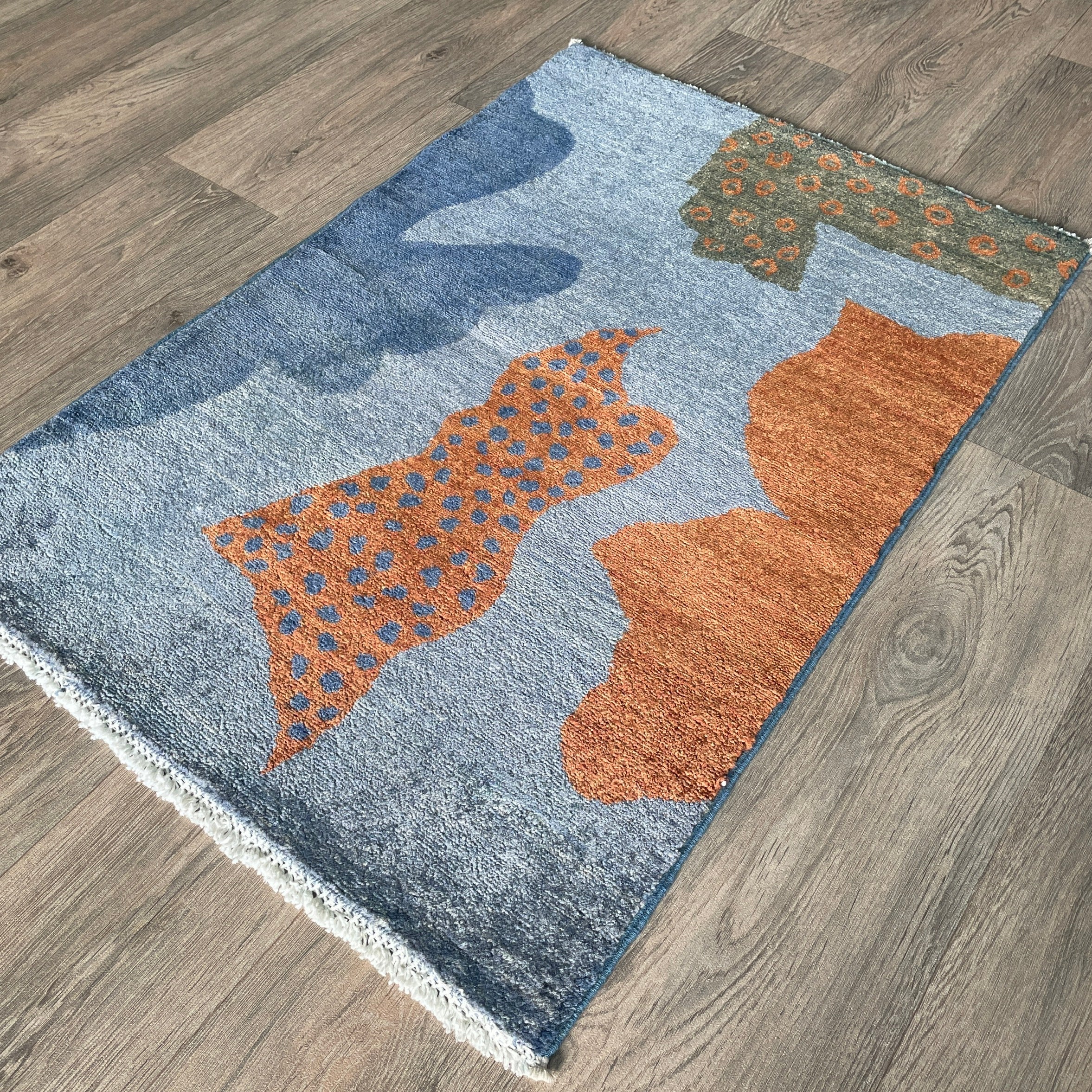 95 x 63 cm | Afghan Contemporary Small Rug