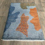 95 x 63 cm | Afghan Contemporary Small Rug