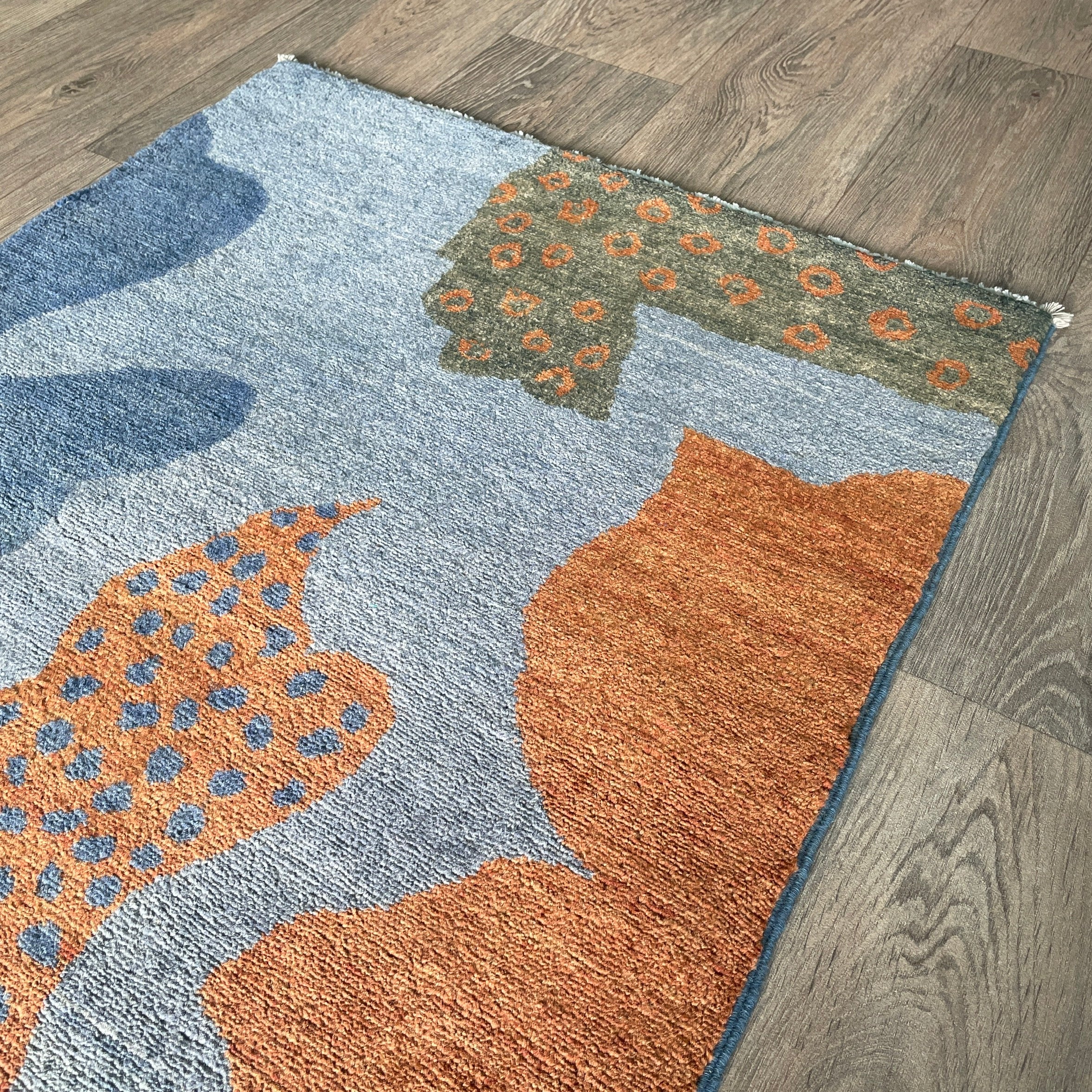 95 x 63 cm | Afghan Contemporary Small Rug