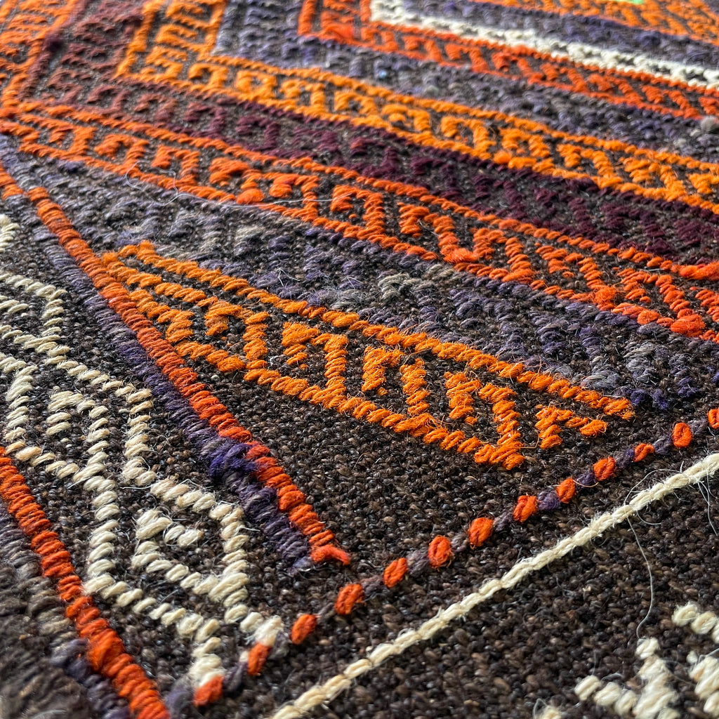 Afghan Soumak Kilim Runner