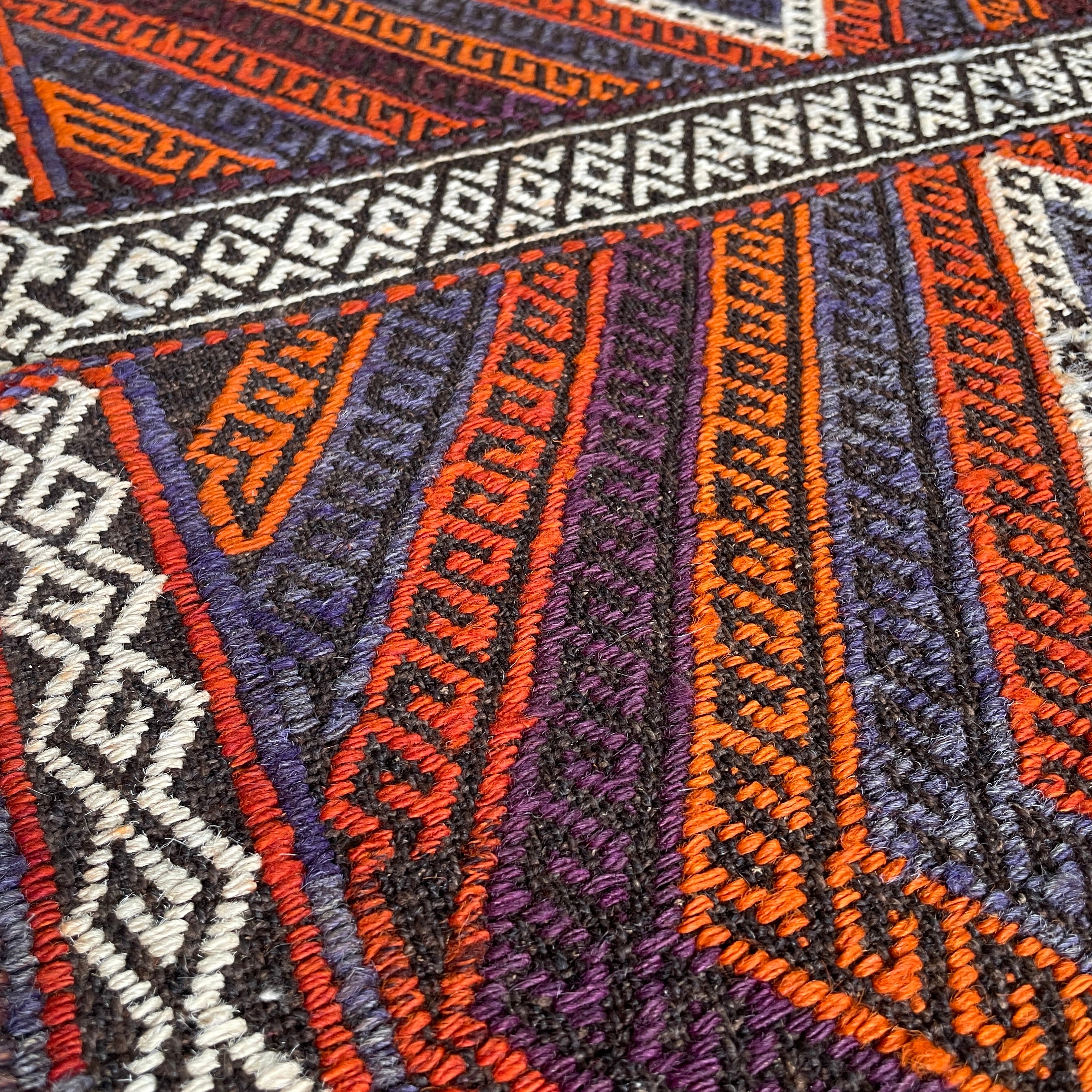 Afghan Soumak Kilim Runner
