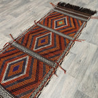 Afghan Soumak Kilim Runner