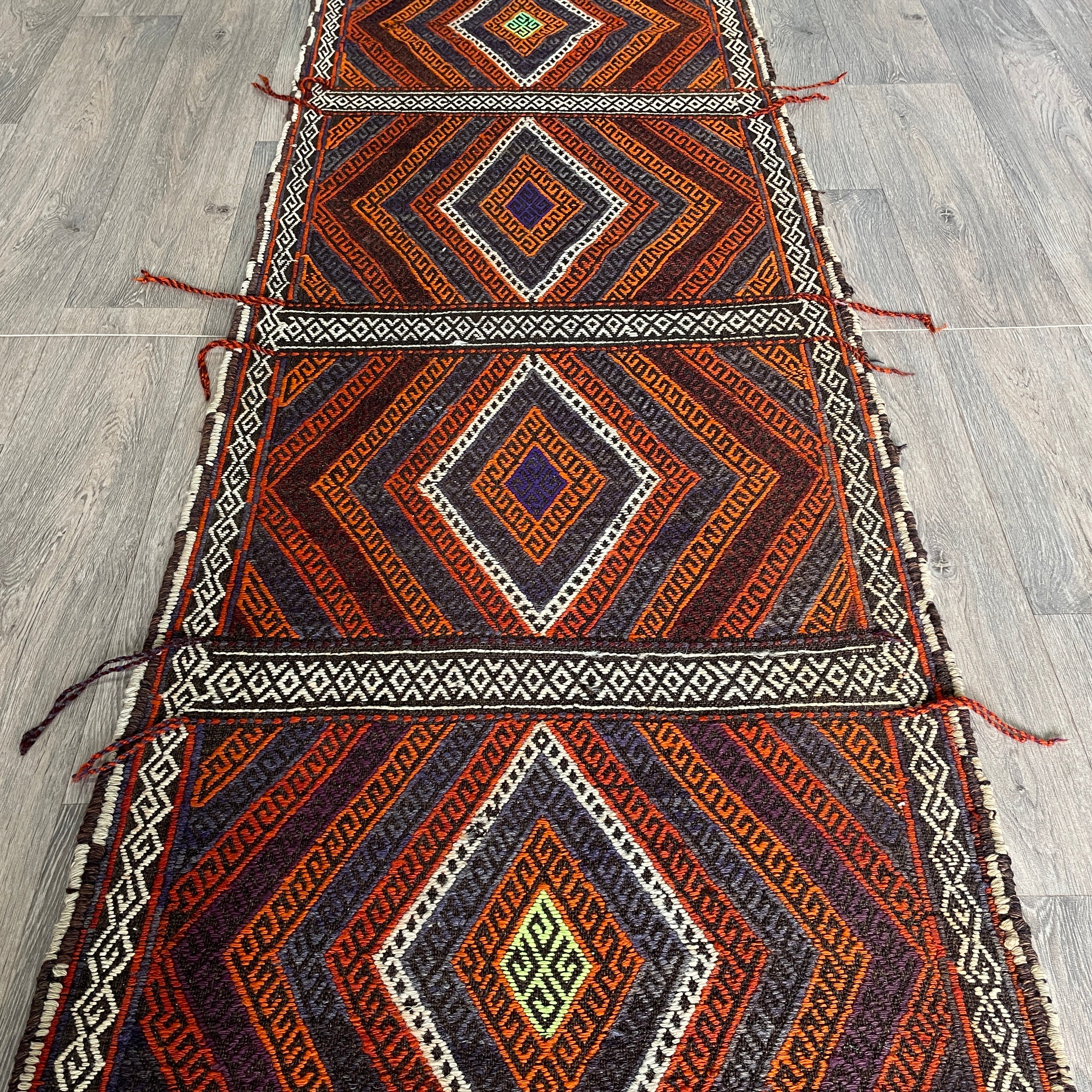 Afghan Soumak Kilim Runner