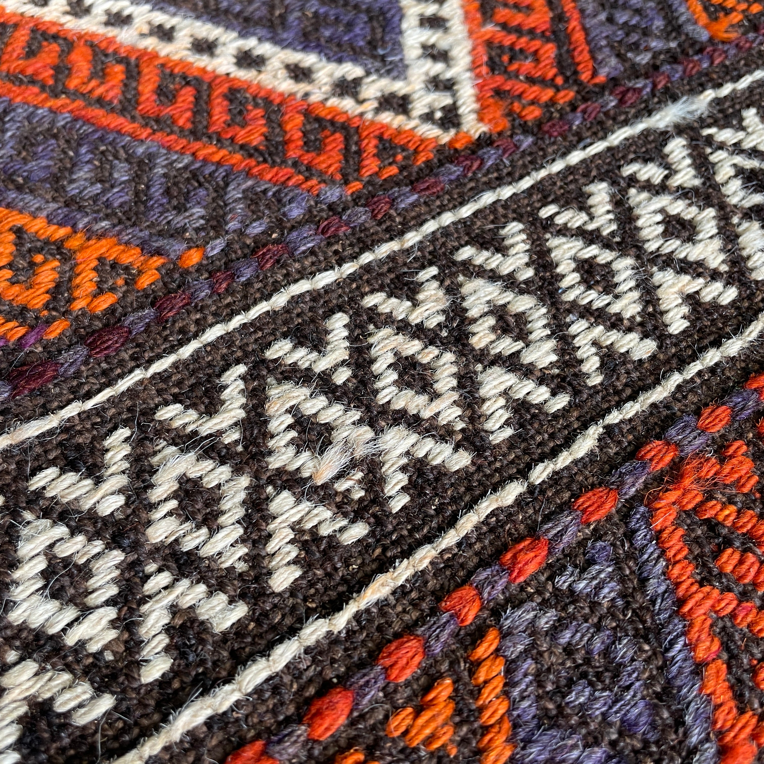 Afghan Soumak Kilim Runner