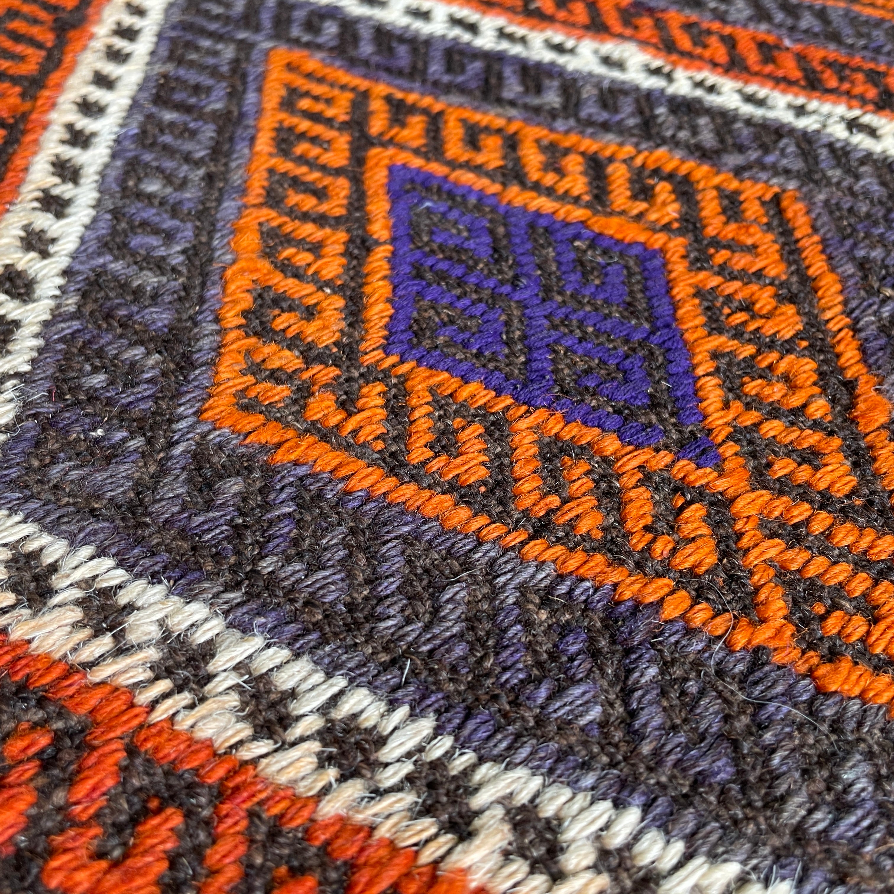 Afghan Soumak Kilim Runner