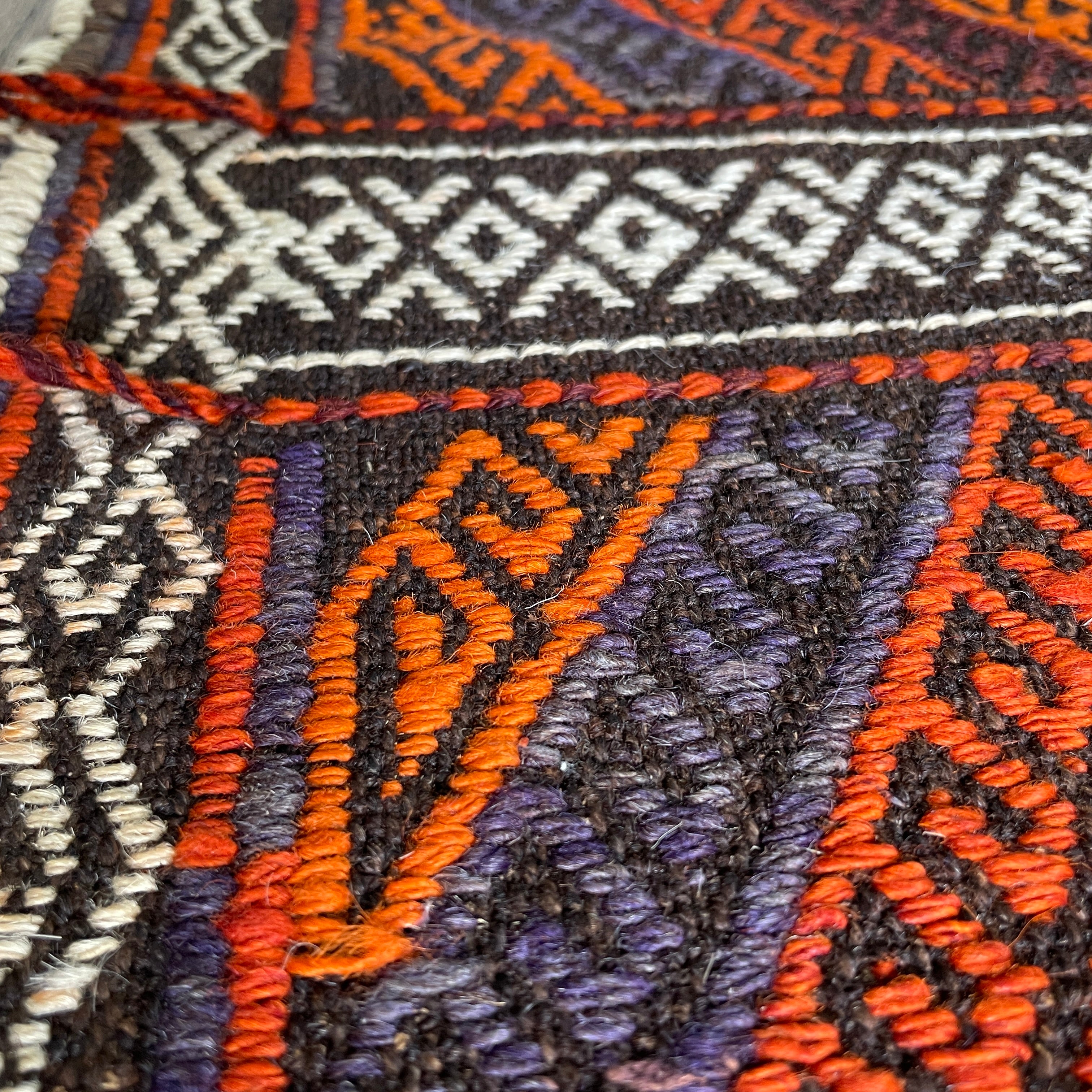 Afghan Soumak Kilim Runner