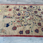 Afghan Fine Gabbeh Rug 'Tree of Life'