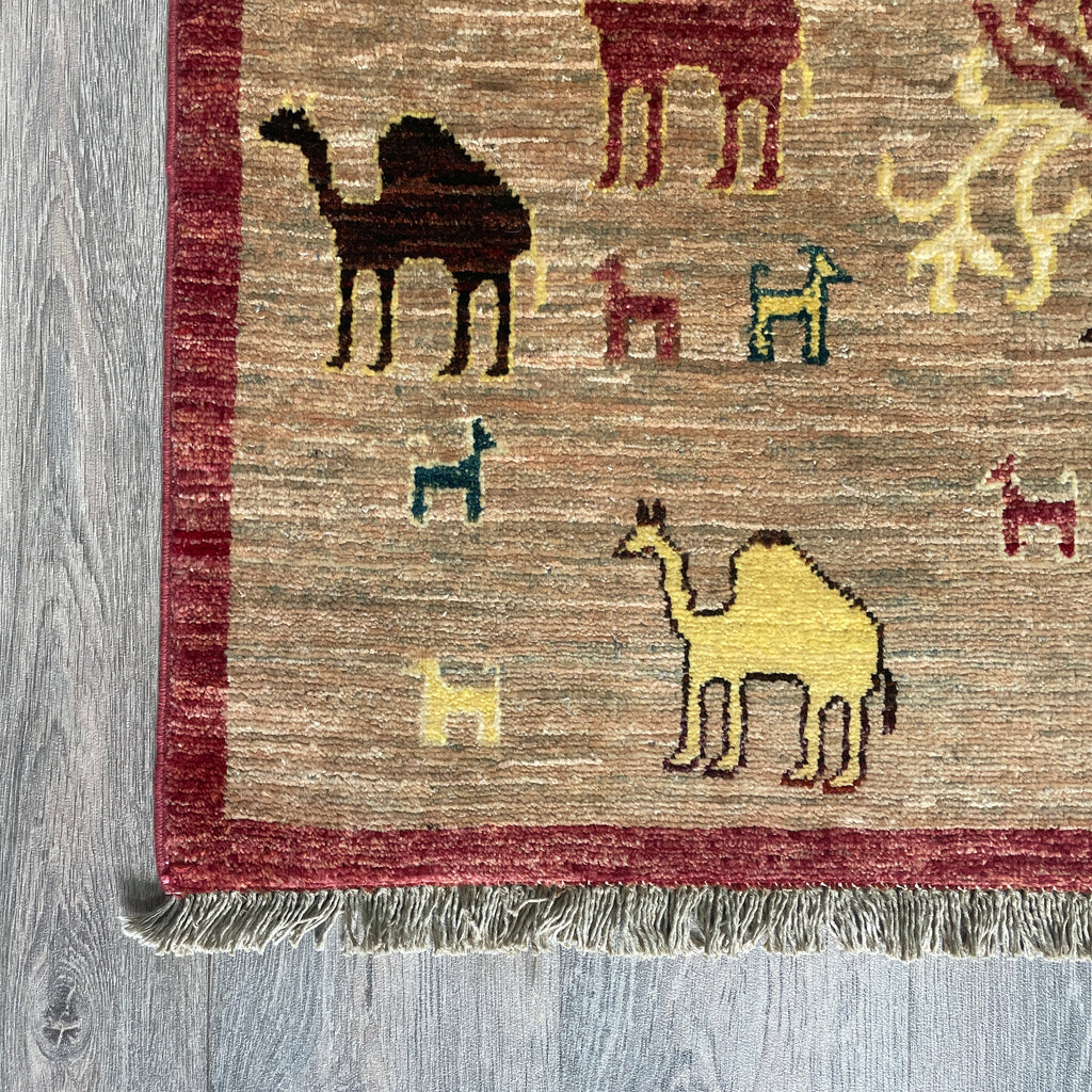 Afghan Fine Gabbeh Rug 'Tree of Life'