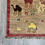 Afghan Fine Gabbeh Rug 'Tree of Life'