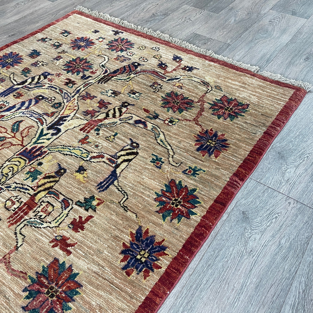 Afghan Fine Gabbeh Rug 'Tree of Life'