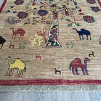 Afghan Fine Gabbeh Rug 'Tree of Life'