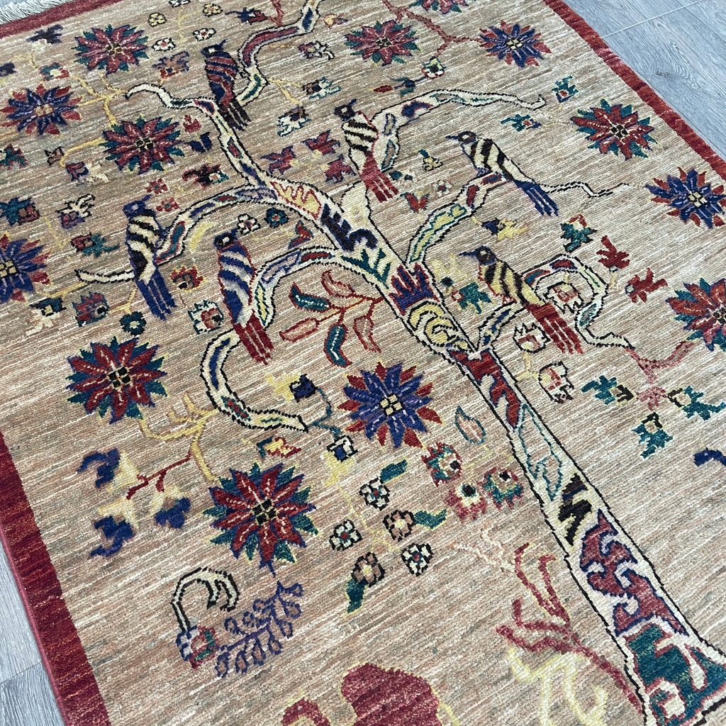 Afghan Fine Gabbeh Rug 'Tree of Life'
