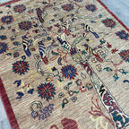 Afghan Fine Gabbeh Rug 'Tree of Life'
