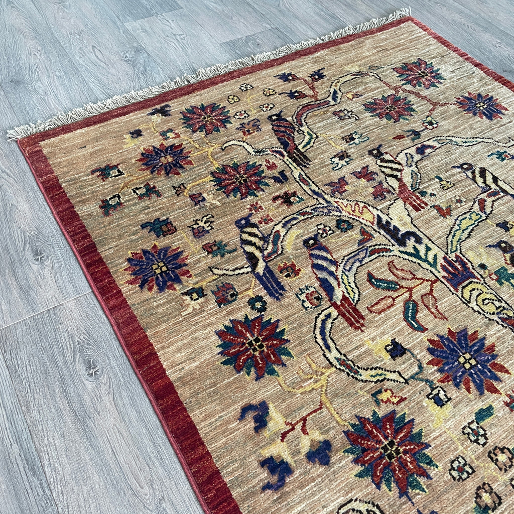Afghan Fine Gabbeh Rug 'Tree of Life'