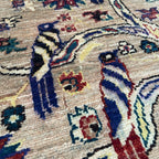 Afghan Fine Gabbeh Rug 'Tree of Life'