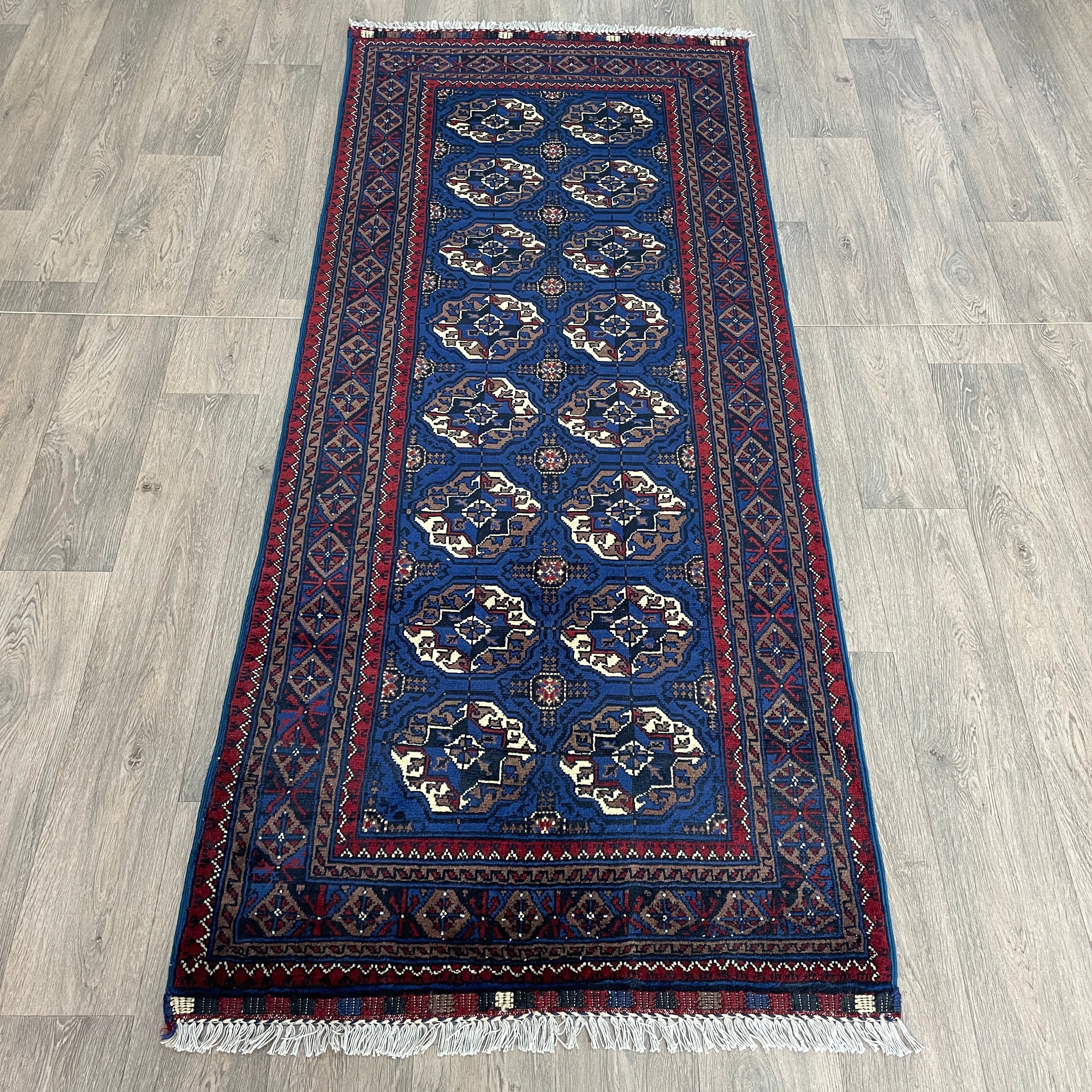 Fine Turkmen Tekke Runner (Merino Wool)