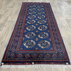 Fine Turkmen Tekke Runner (Merino Wool)