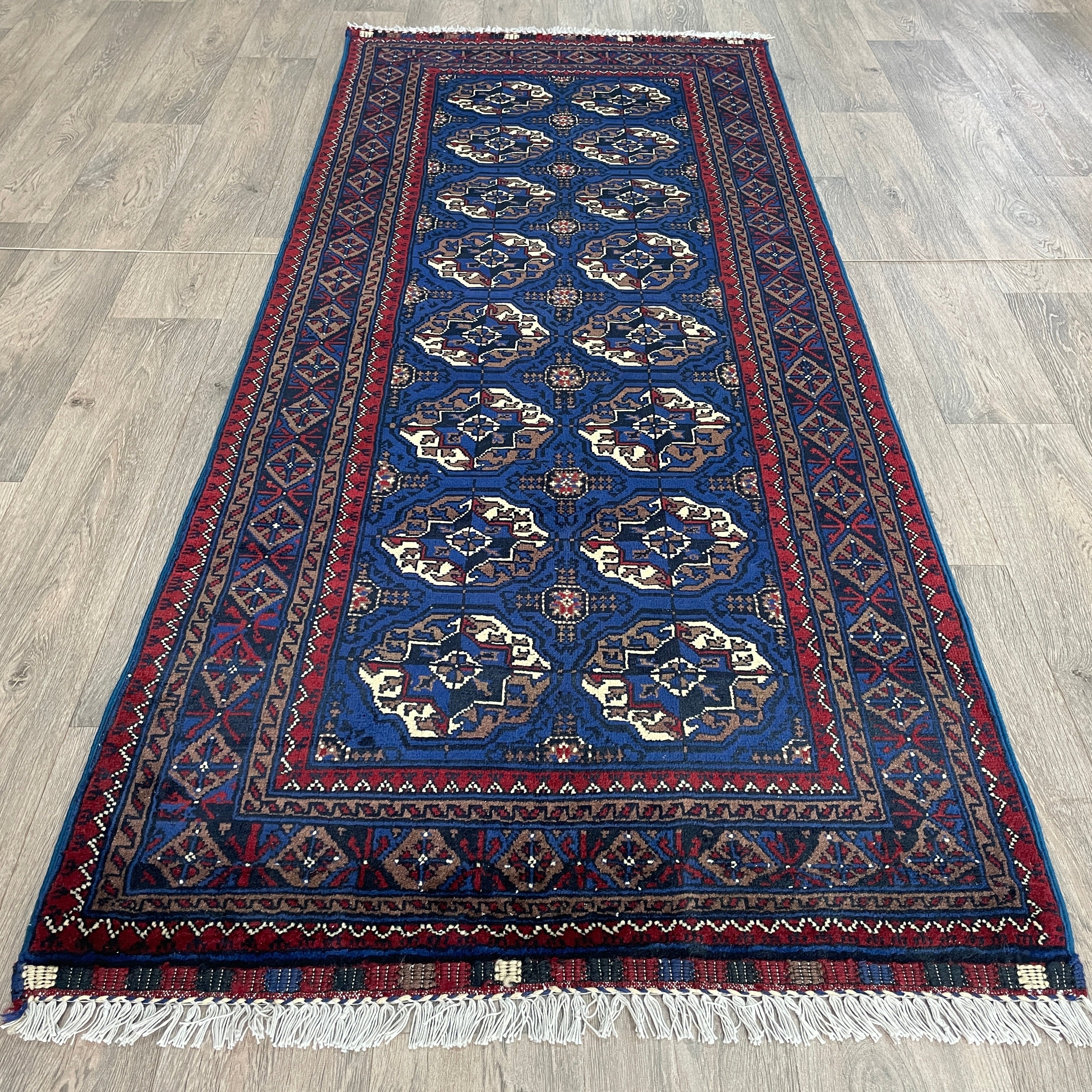 Fine Turkmen Tekke Runner (Merino Wool)
