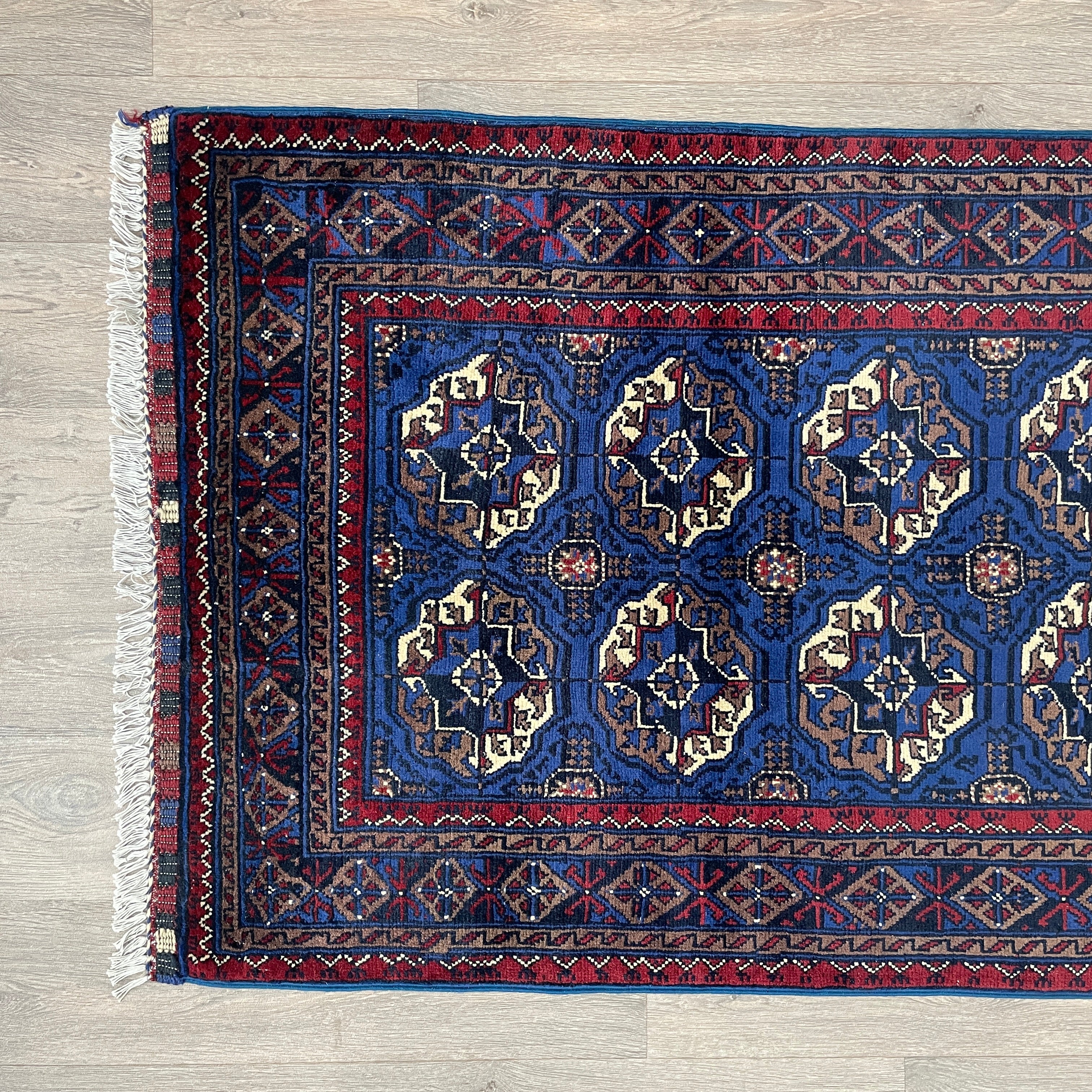 Fine Turkmen Tekke Runner (Merino Wool)
