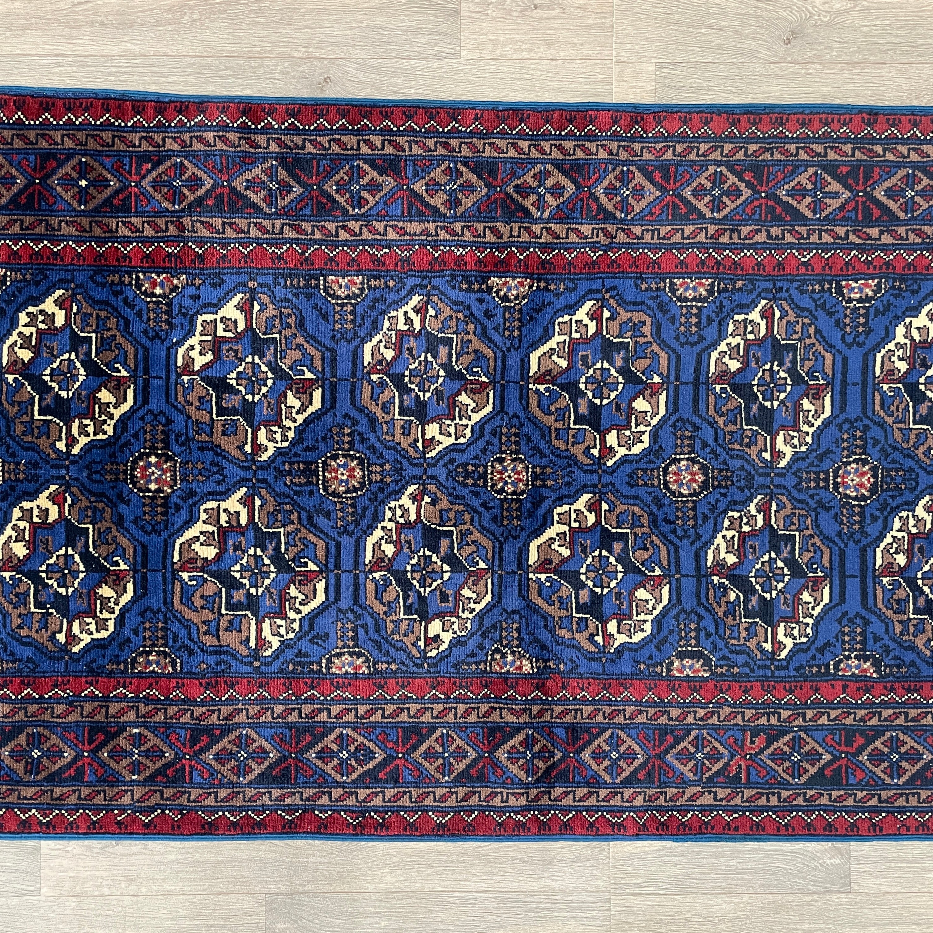 Fine Turkmen Tekke Runner (Merino Wool)