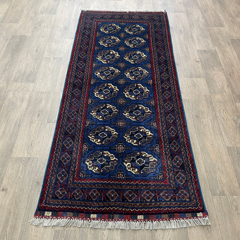 Fine Turkmen Tekke Runner (Merino Wool)