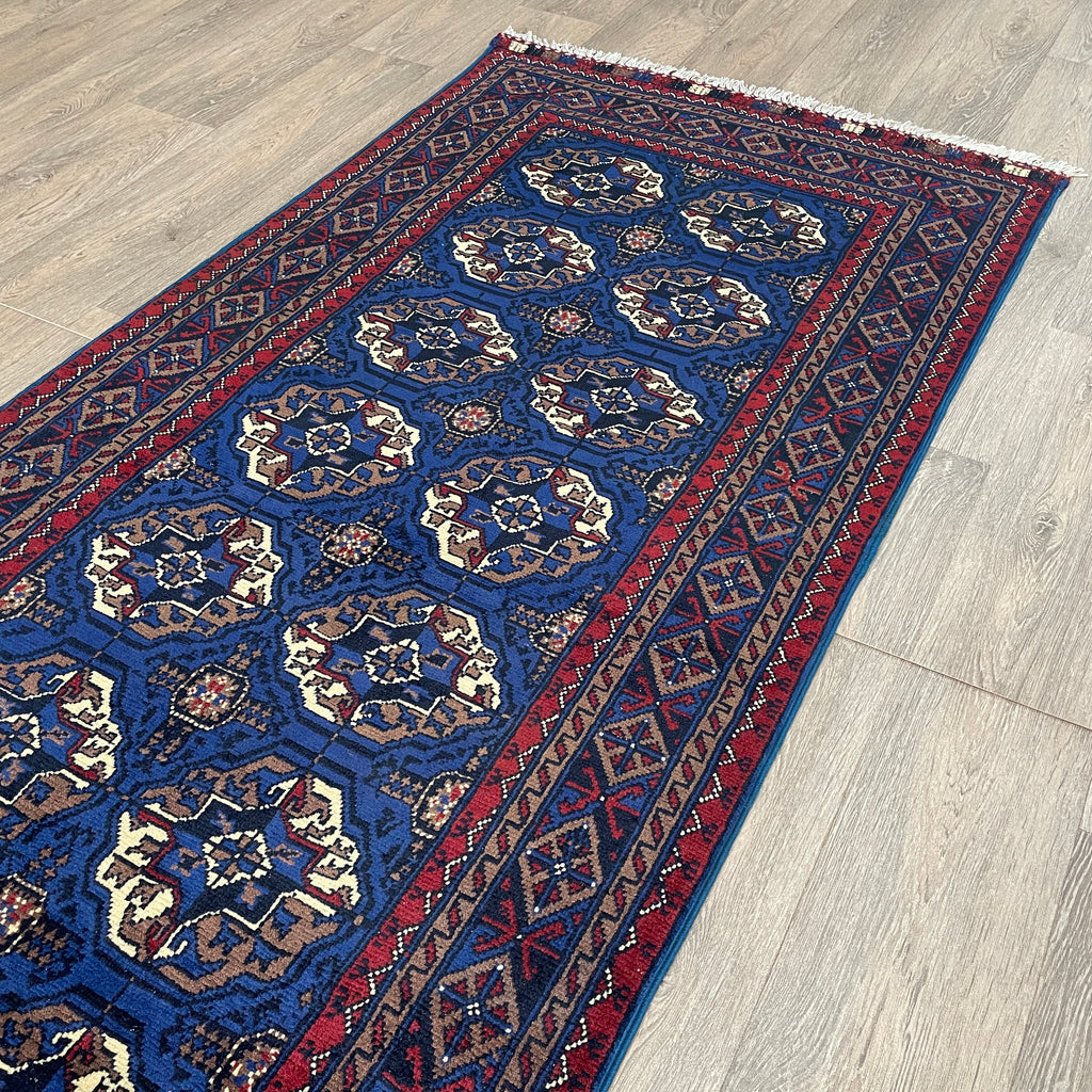 Fine Turkmen Tekke Runner (Merino Wool)
