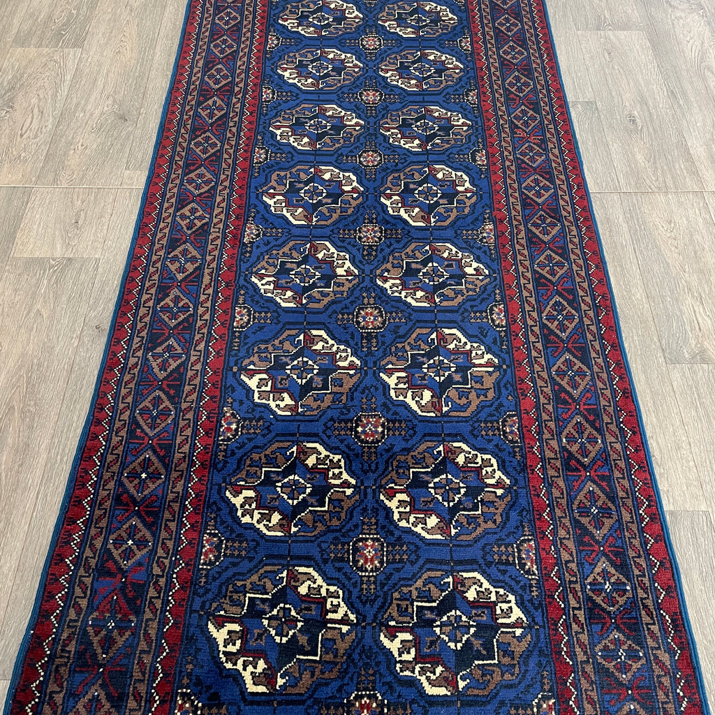 Fine Turkmen Tekke Runner (Merino Wool)