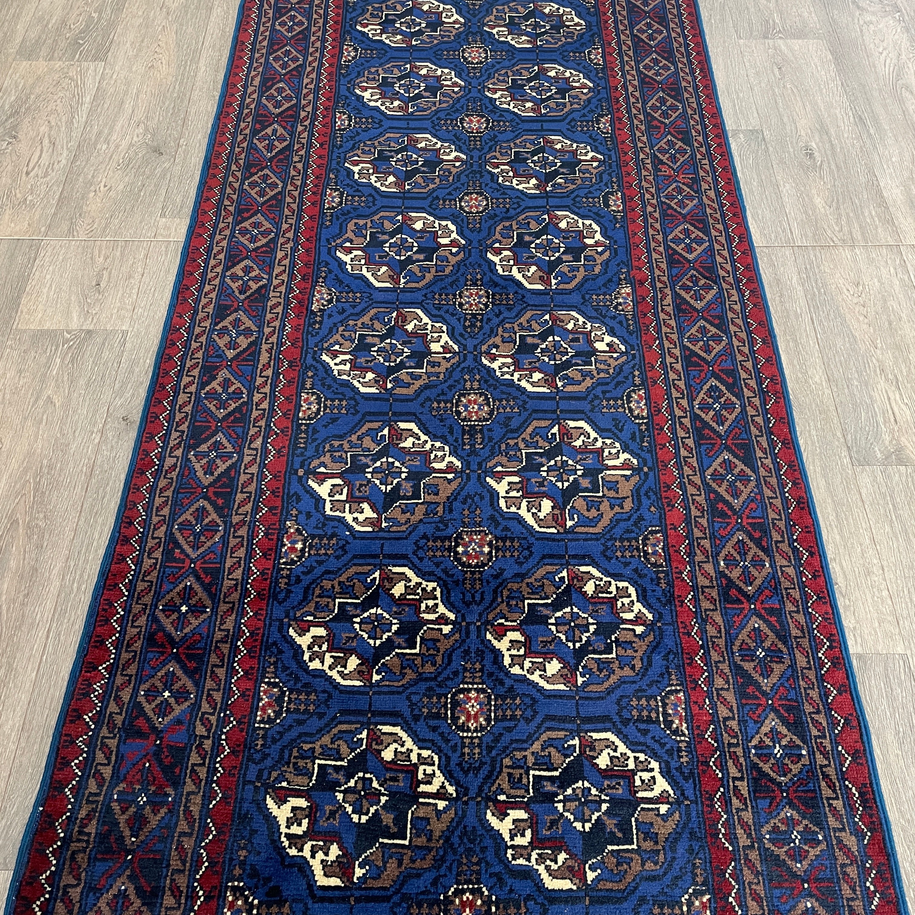 Fine Turkmen Tekke Runner (Merino Wool)