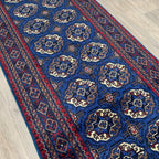 Fine Turkmen Tekke Runner (Merino Wool)