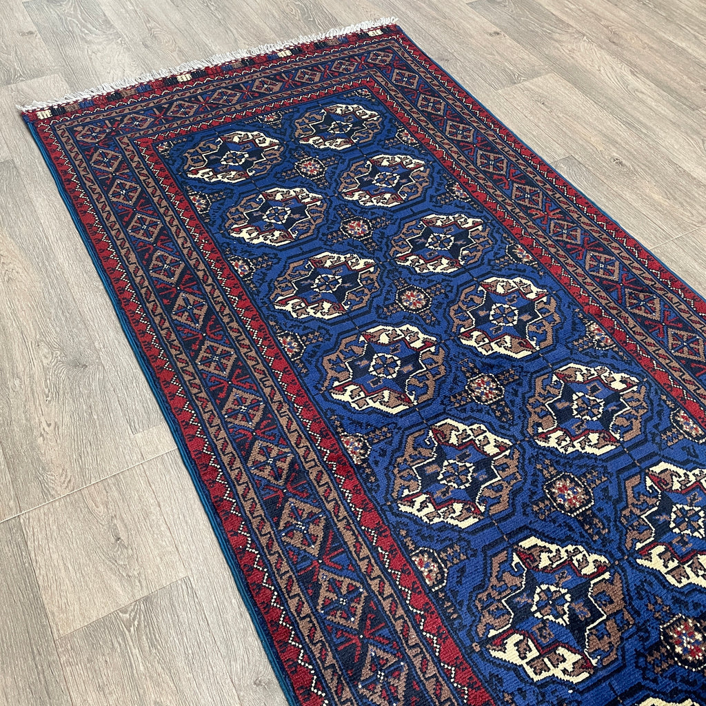Fine Turkmen Tekke Runner (Merino Wool)