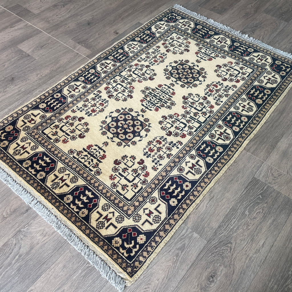 Fine Afghan Khal Muhammadi Rug (Merino Wool)