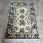 Fine Afghan Khal Muhammadi Rug (Merino Wool)