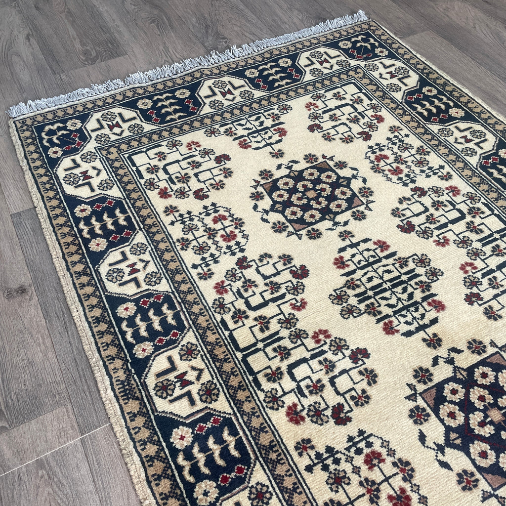 Fine Afghan Khal Muhammadi Rug (Merino Wool)
