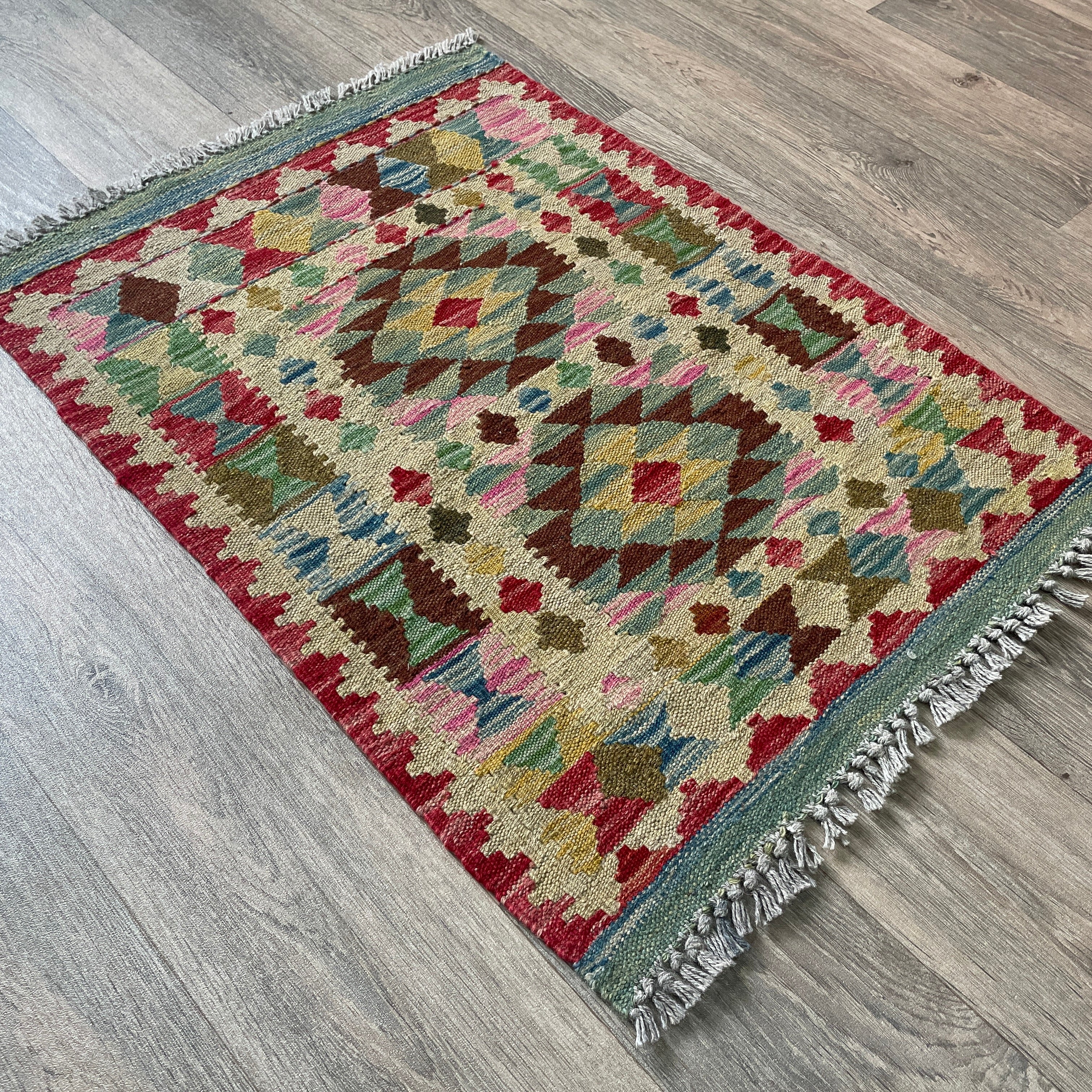 Afghan Kilim Door Mat