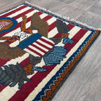 Afghan US War Rug 'The Great Seal'