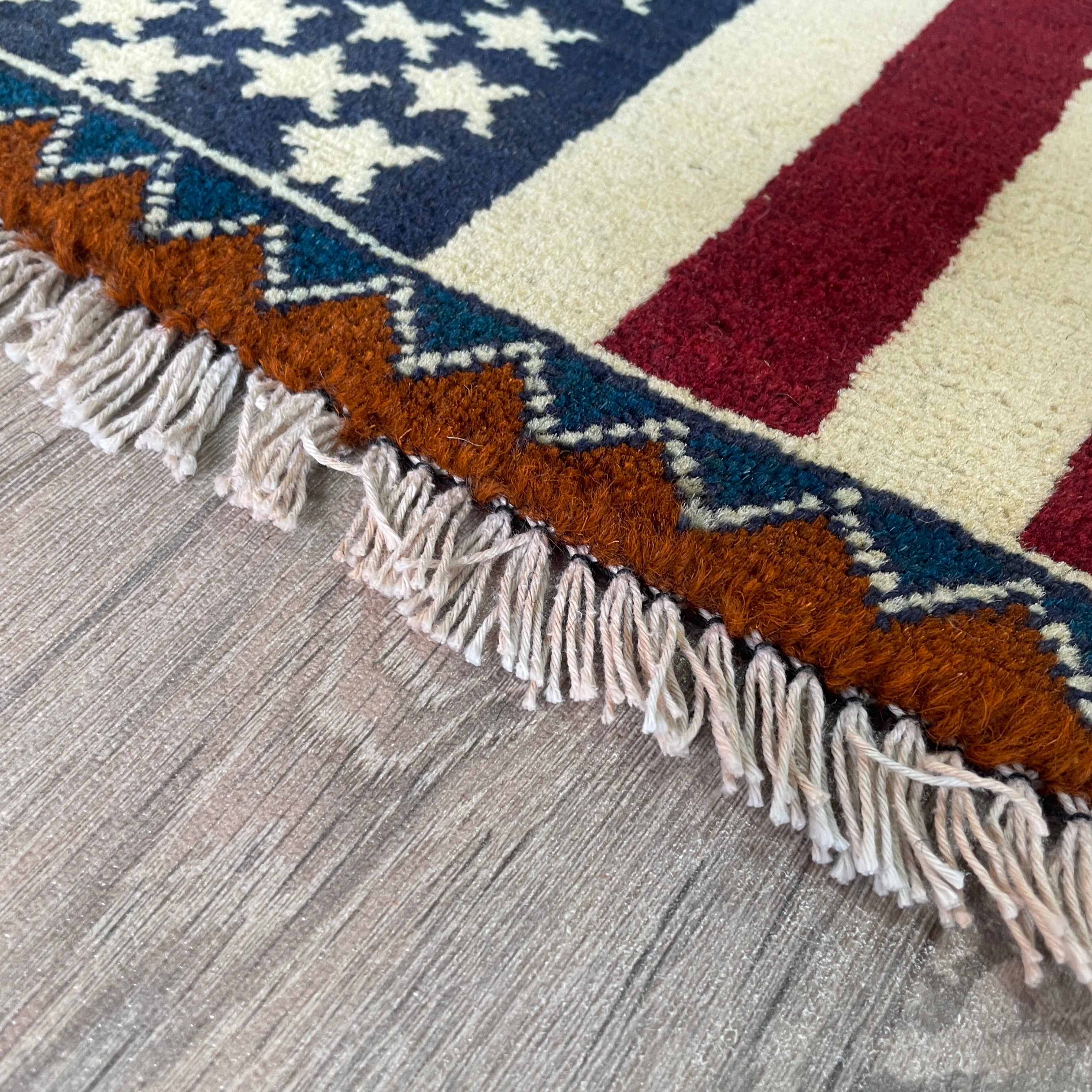 Afghan US War Rug 'The Great Seal'
