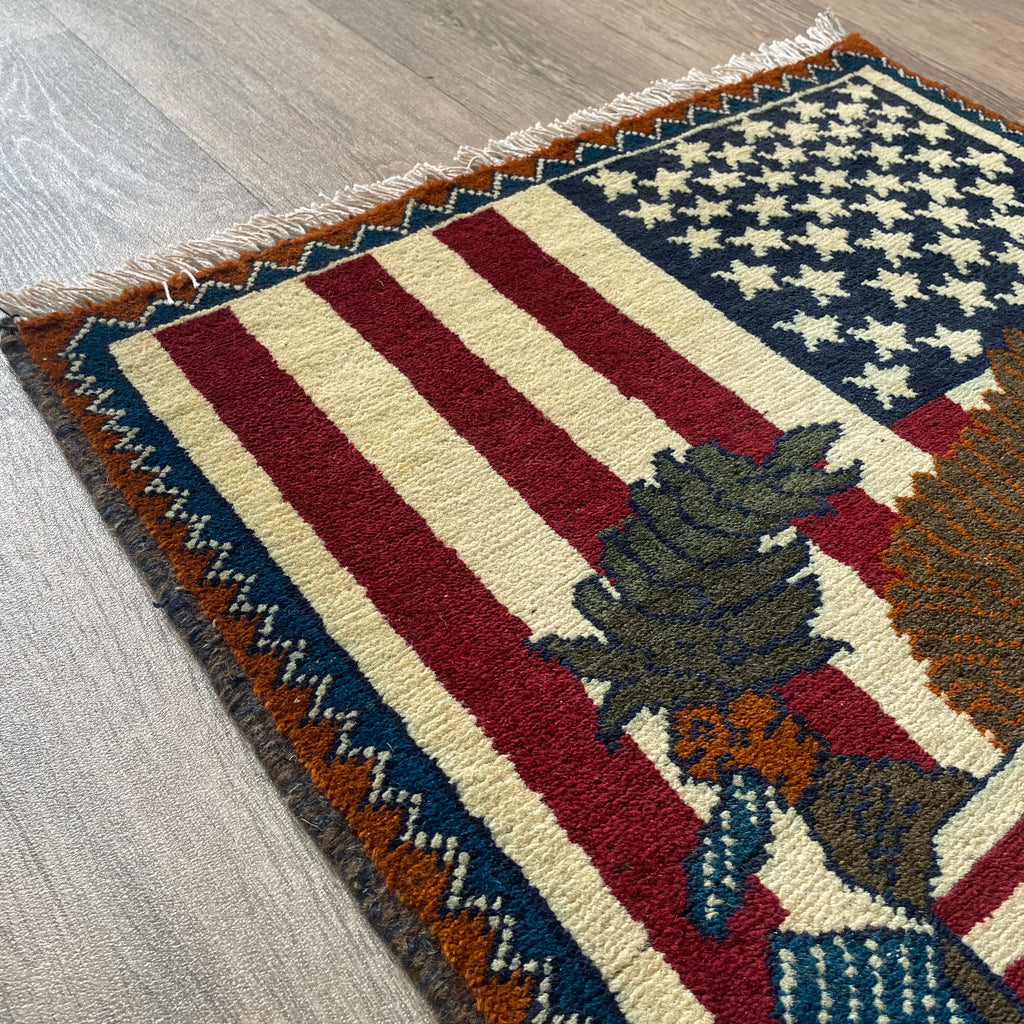 Afghan US War Rug 'The Great Seal'
