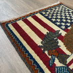Afghan US War Rug 'The Great Seal'