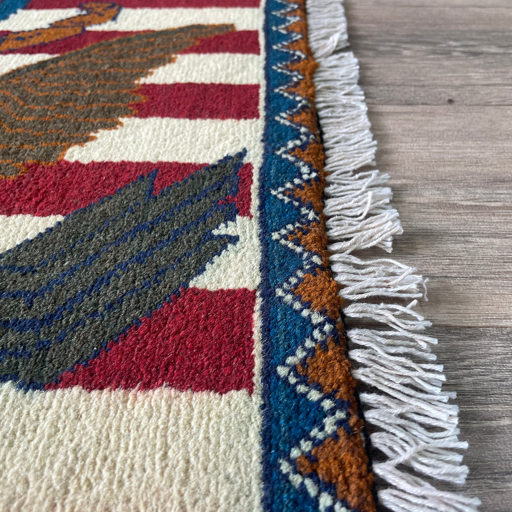 Afghan US War Rug 'The Great Seal'