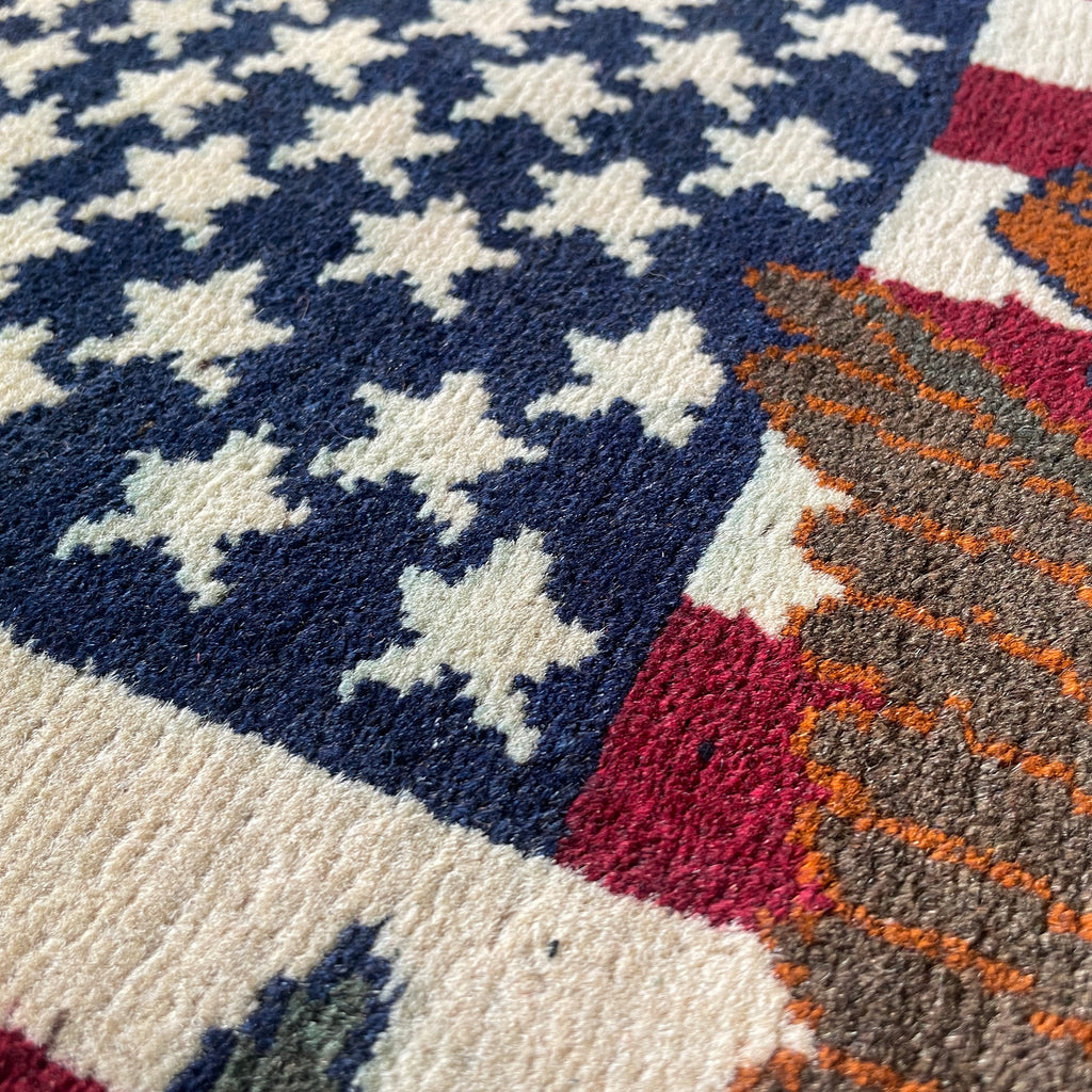 Afghan US War Rug 'The Great Seal'