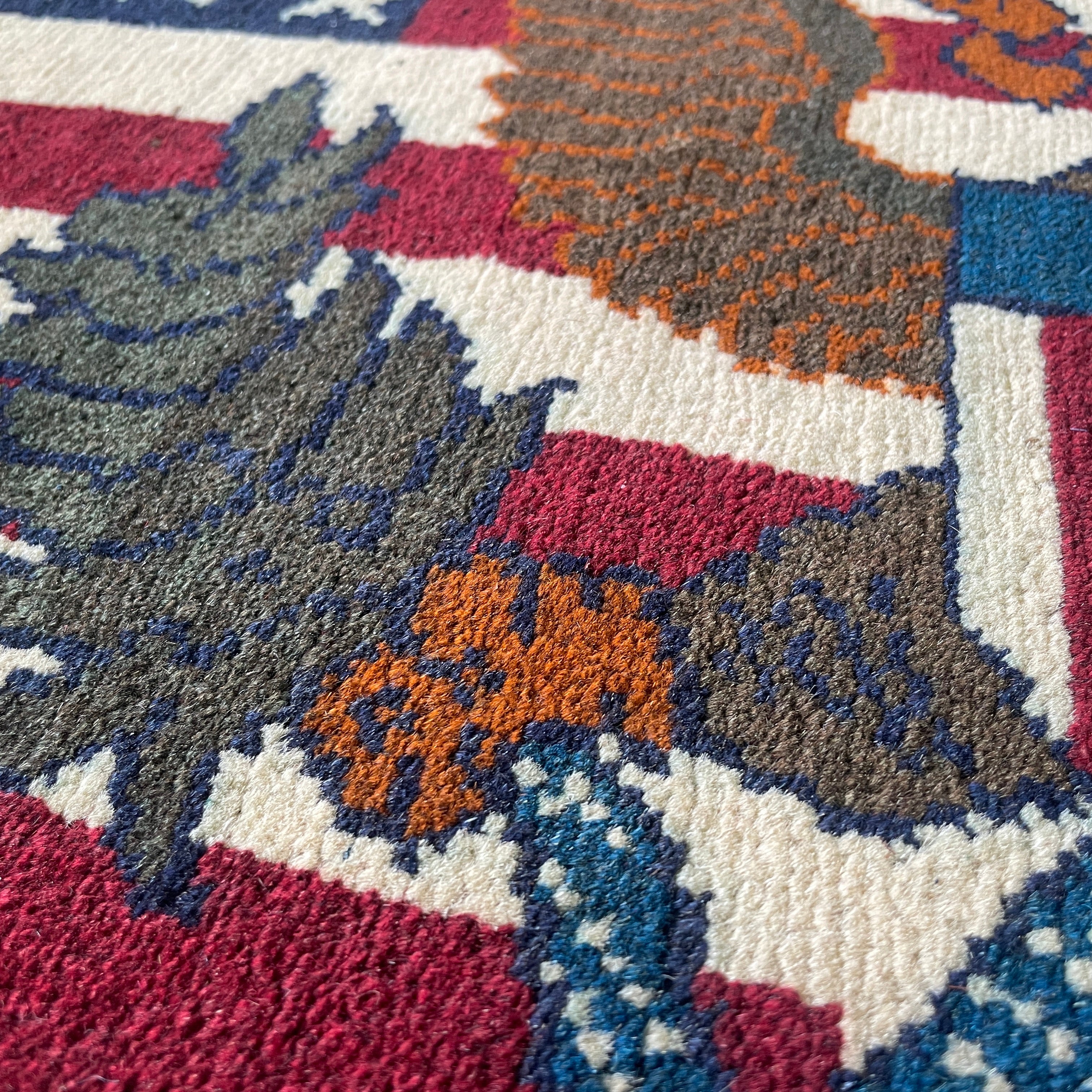 Afghan US War Rug 'The Great Seal'