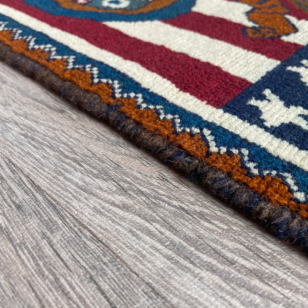 Afghan US War Rug 'The Great Seal'
