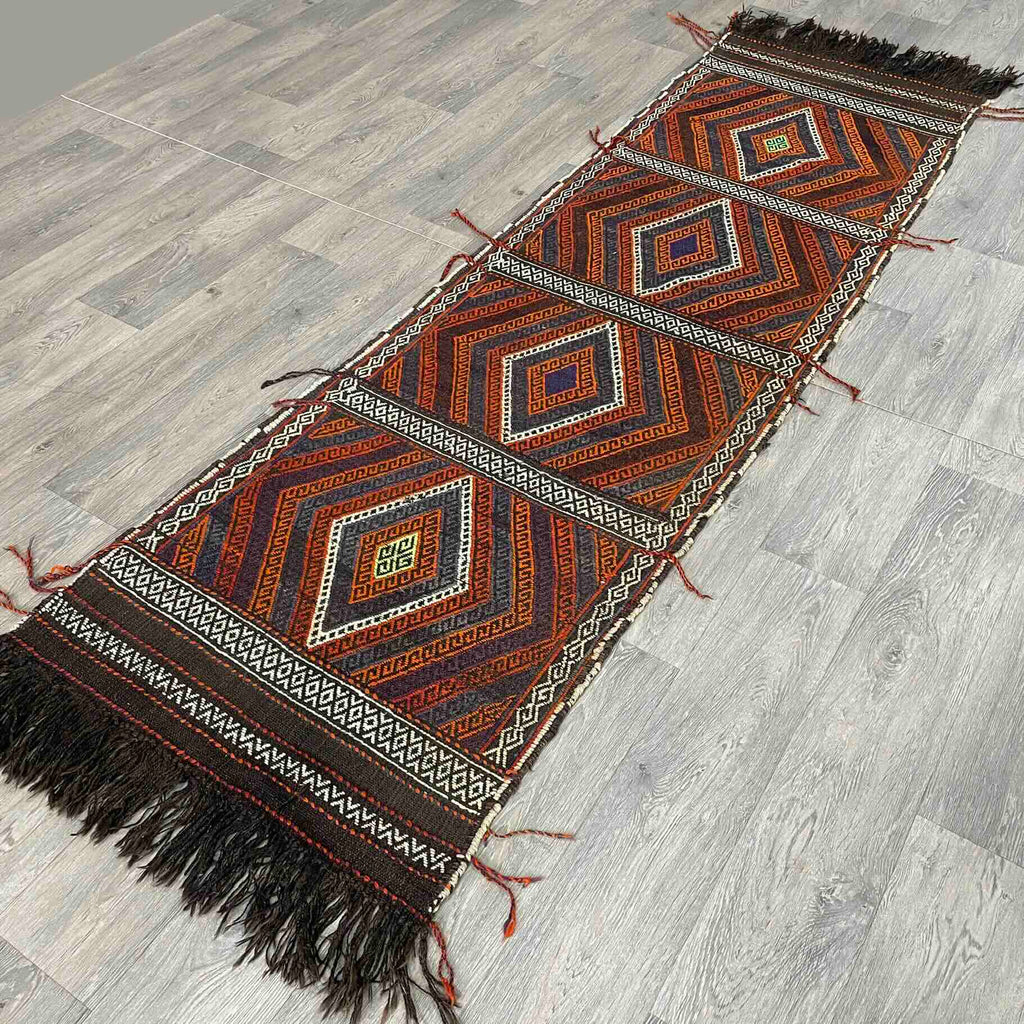 Afghan Soumak Kilim Runner