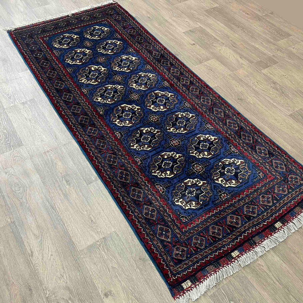 Fine Turkmen Tekke Runner (Merino Wool)