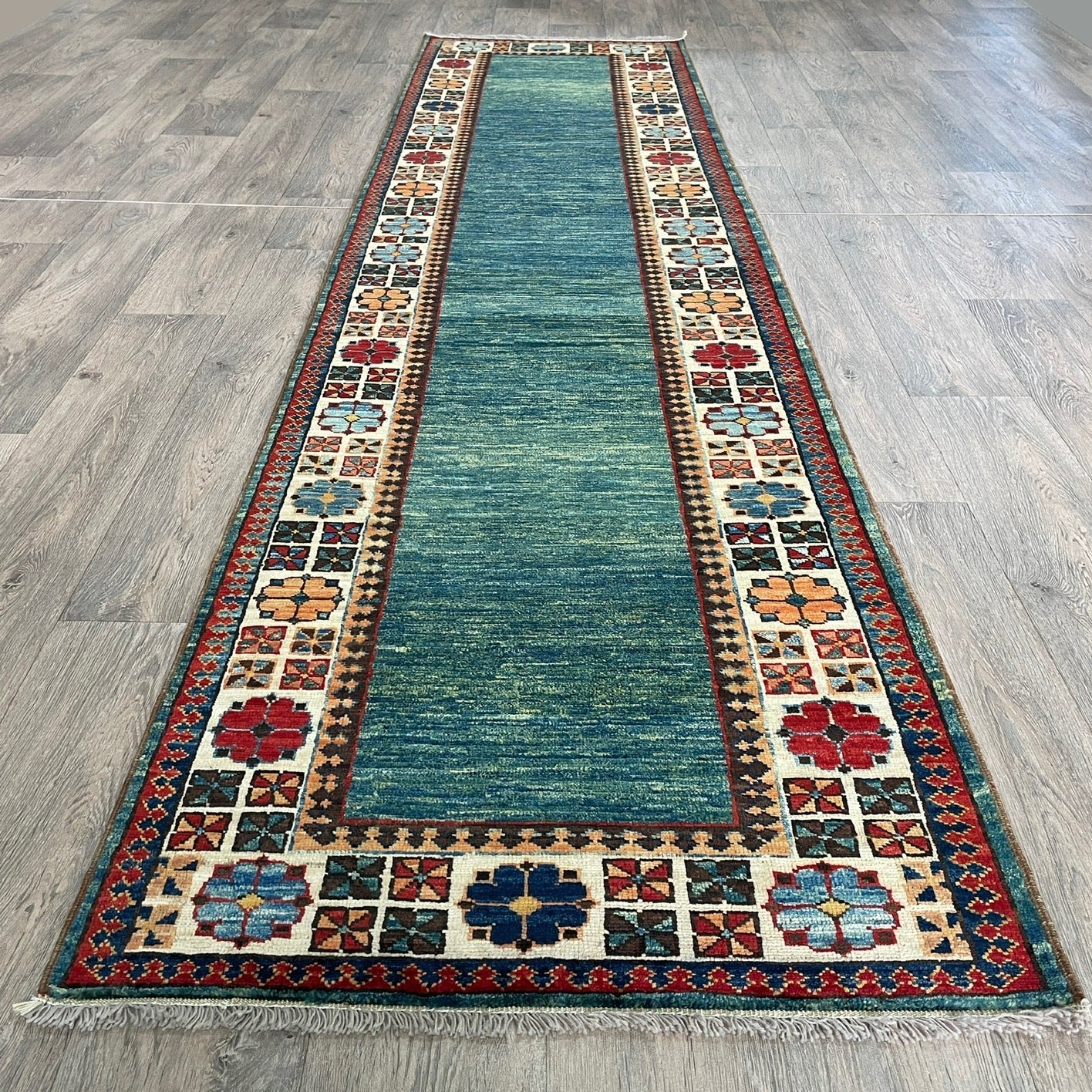 299 x 76 cm | Afghan Caucasian Shirvan Runner