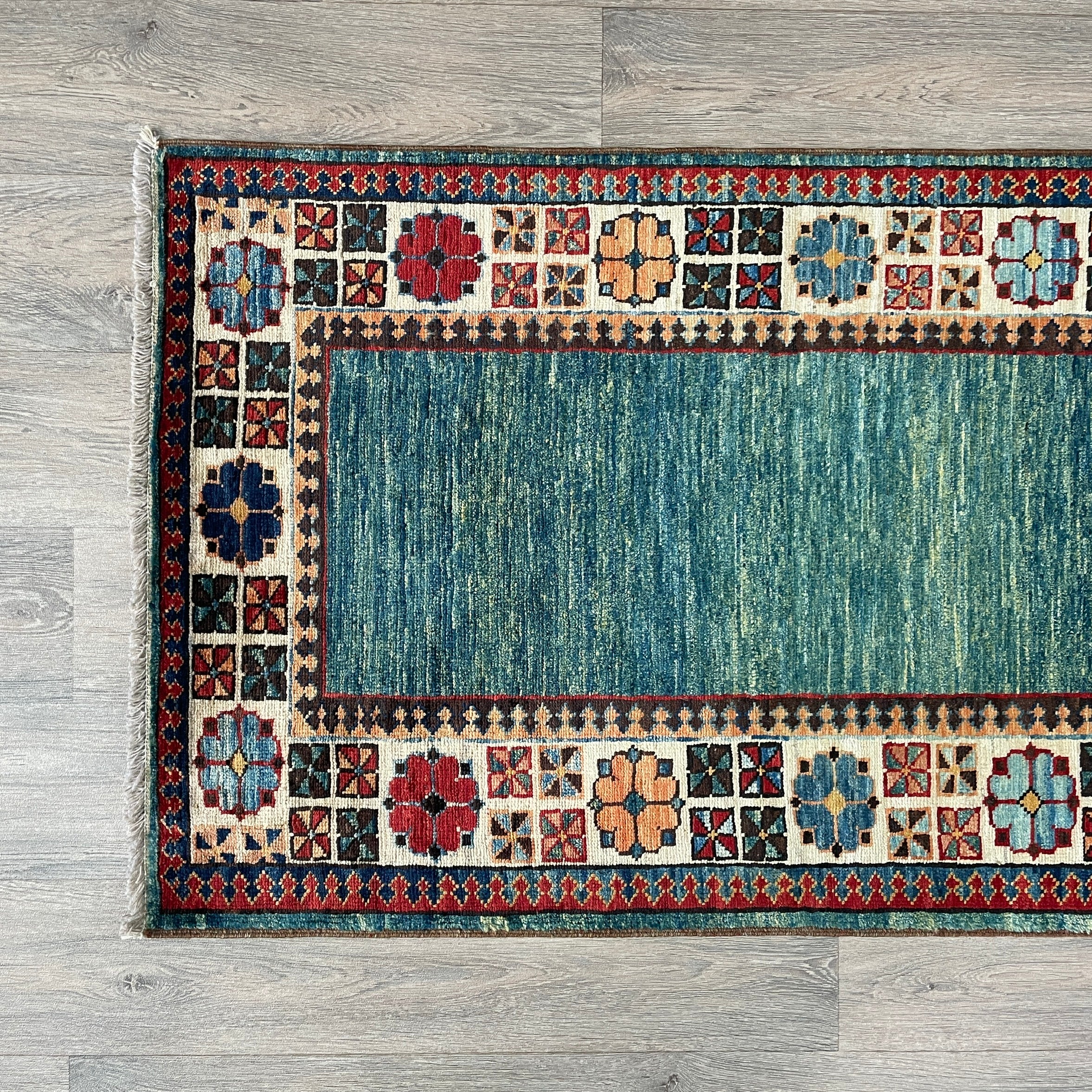 299 x 76 cm | Afghan Caucasian Shirvan Runner