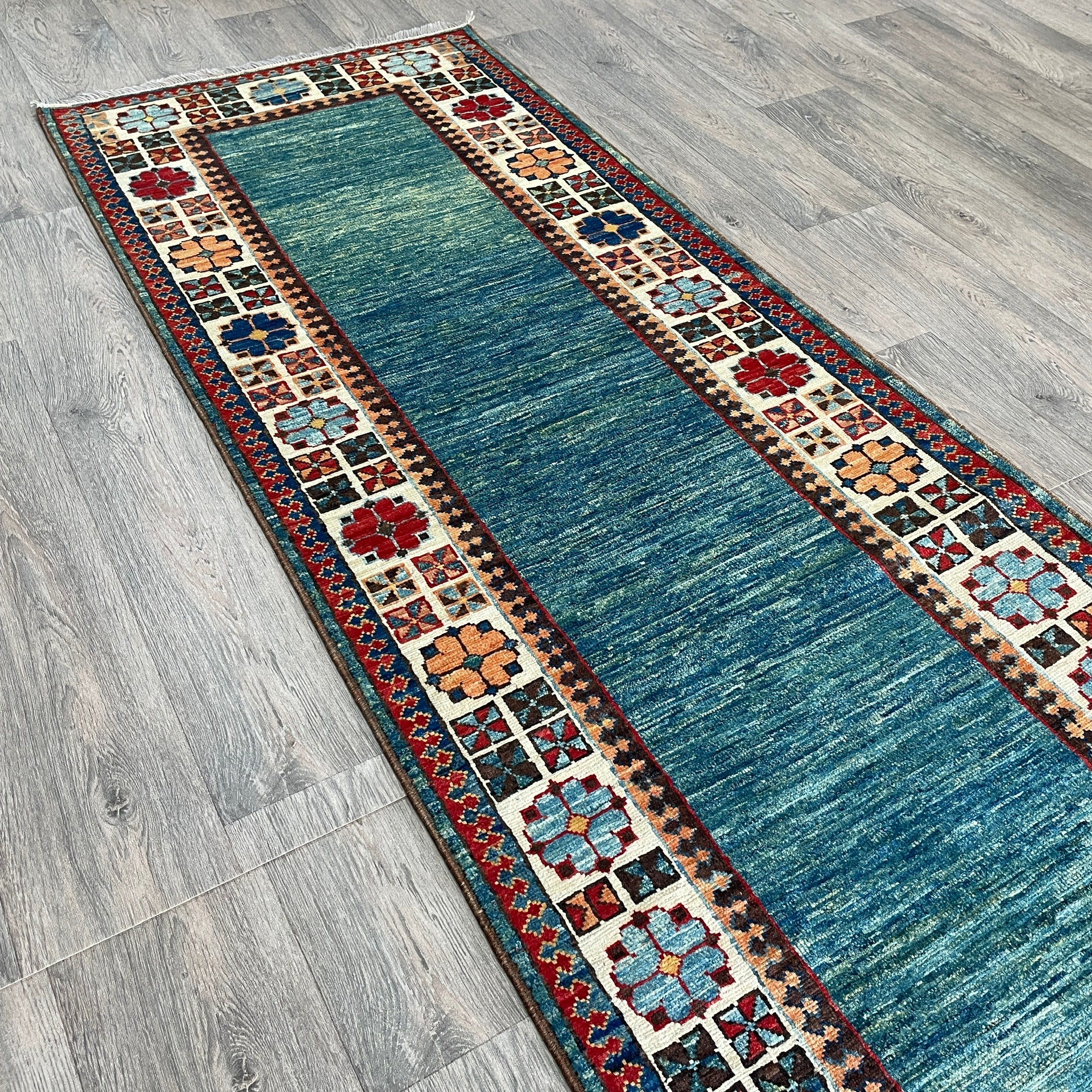 299 x 76 cm | Afghan Caucasian Shirvan Runner