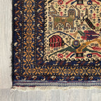 Old Persian Gabbeh Rug c. 1980