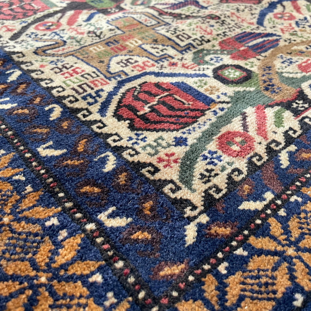 Old Persian Gabbeh Rug c. 1980
